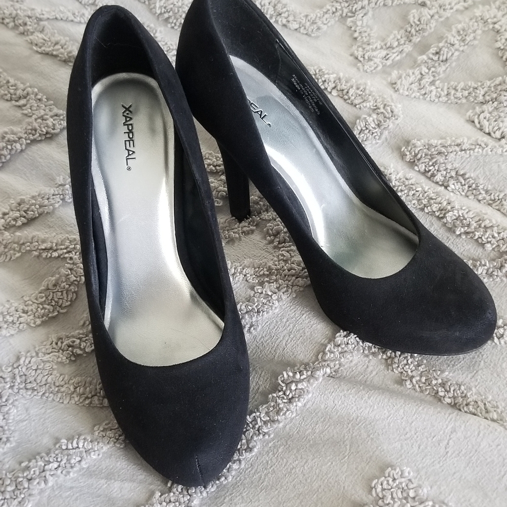 Black Suede Heels